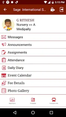 Sage School Parent Portal android App screenshot 3